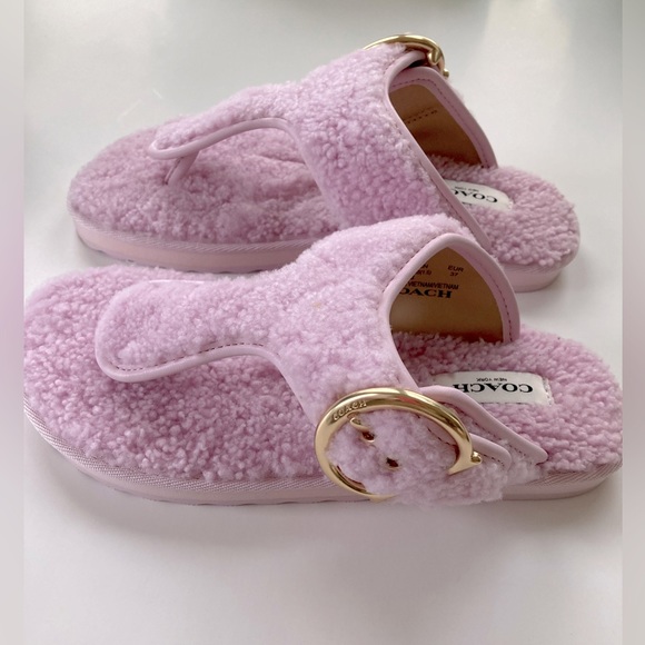 Women's Coach Hollie Flip Flop, Pink, Sizes: 6.5 and 7 - New in Box! - Picture 2 of 4